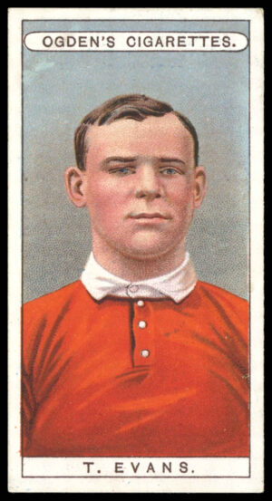 Ogden's - 'Famous Footballers' - T. Evans (Llanelly) (1908)