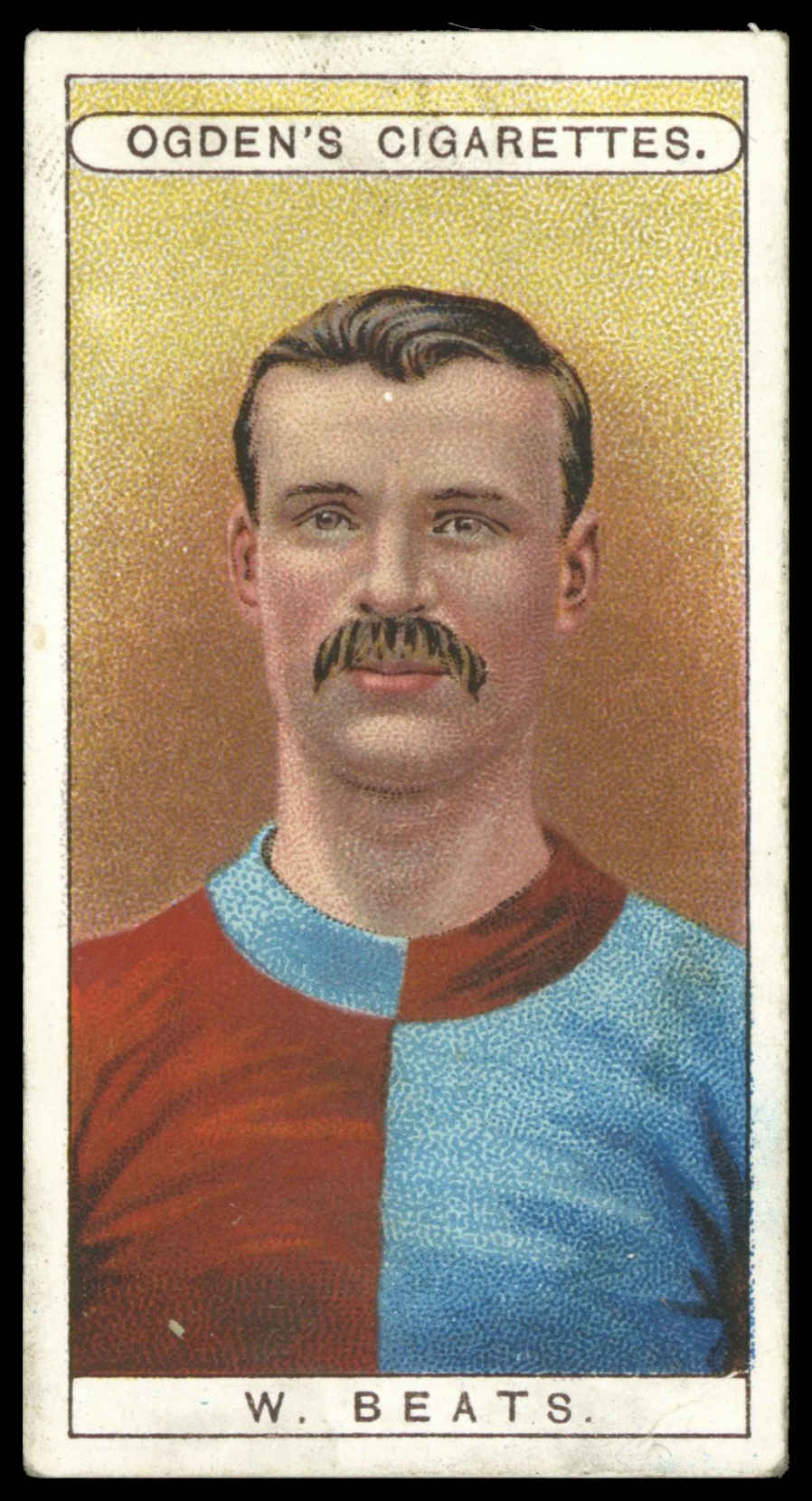 Ogden's - 'Famous Footballers' - W. Beats (Wolverhampton Wanderers) (1908) Ogden's - 'Famous Footballers' - W. Beats (Wolverhampton Wanderers) (1908)