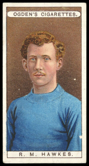 Ogden's - 'Famous Footballers' - R.M. Hawkes (Luton Town) (1908) Ogden's - 'Famous Footballers' - R.M. Hawkes (Luton Town) (1908)