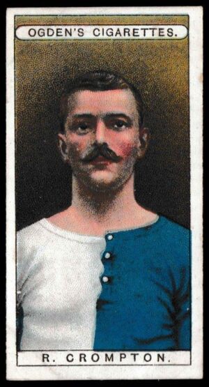 Ogden's - 'Famous Footballers' - R. Crompton (Blackburn Rovers)