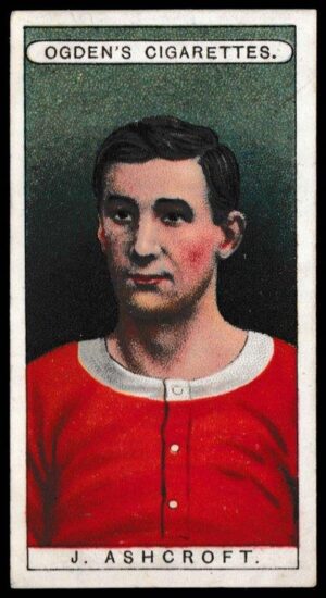 Ogden's - 'Famous Footballers' - J. Ashcroft (Woolwich Arsenal)