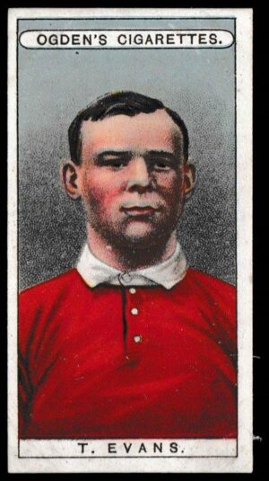 Ogden's - 'Famous Footballers' - T. Evans (Llanelly)