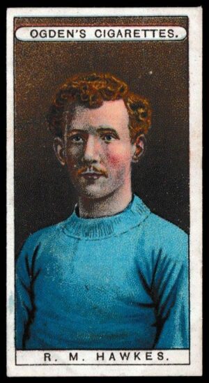 Ogden's - 'Famous Footballers' - R.M. Hawkes (Luton Town) Ogden's - 'Famous Footballers' - R.M. Hawkes (Luton Town)
