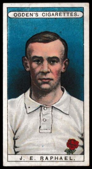 Ogden's - 'Famous Footballers' - J.E. Raphael (Old Merchant Taylors)