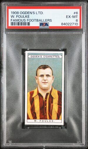Ogden's - 'Famous Footballers' (1908) - W. Foulke (Sheffield United) **PSA6**