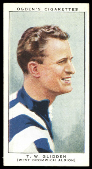 Ogden's - 'Football Club Captains' (1935) - #11 - T.W. Glidden (West Brom)