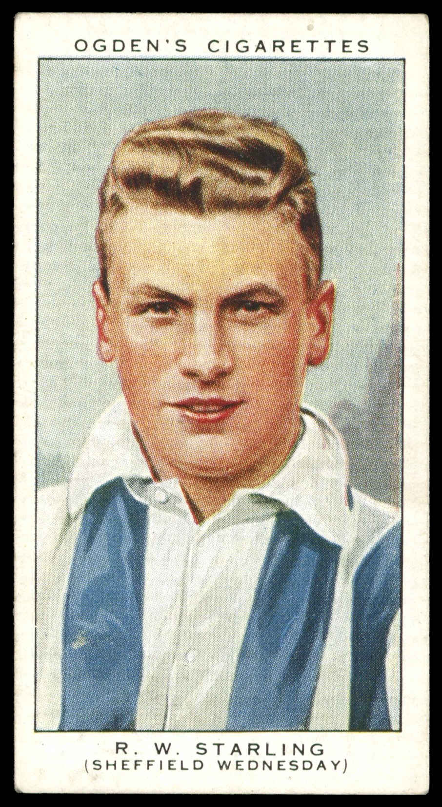 Ogden's - 'Football Club Captains' (1935) - #20 - R.W. Starling (Sheffield Weds) Ogden's - 'Football Club Captains' (1935) - #20 - R.W. Starling (Sheffield Weds)