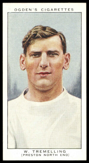 Ogden's - 'Football Club Captains' (1935) - #22 - W. Tremeling (Preston North End)
