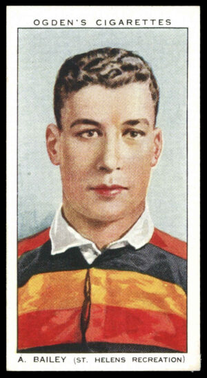 Ogden's - 'Football Club Captains' (1935) - #27 - A. Bailey (St. Helens)