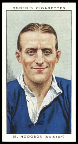 Ogden's - 'Football Club Captains' (1935) - #32 - M. Hodgson (Swinton)