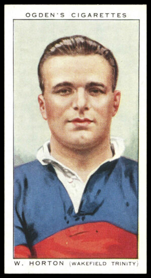 Ogden's - 'Football Club Captains' (1935) - #33 - W. Horton (Wakefield Trinity)