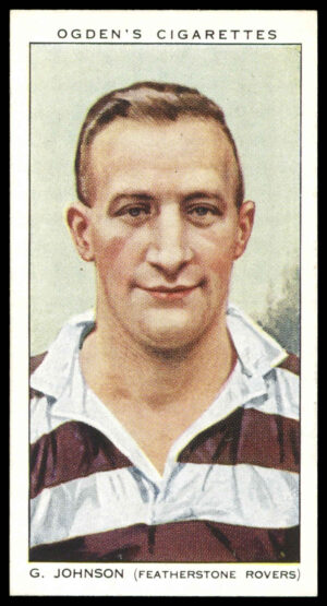 Ogden's - 'Football Club Captains' (1935) - #35 - G. Johnson (Featherstone Rovers)