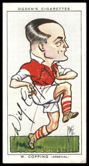 Ogden's - 'Football Caricatures' (1935) - W. Copping (Arsenal)