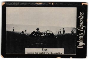 Ogden's - 'General Interest. C. Plain Backs. (Football)' (1902) - Fish - Saving the match for Lancashire