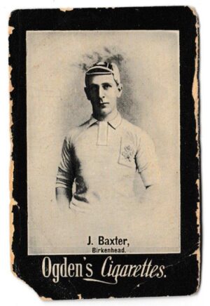 Ogden's - 'General Interest. C. Plain Backs. (Football)' (1902) - J. Baxter (Birkenhead)
