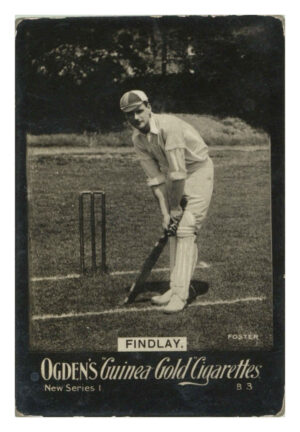 Ogden's - 'Guinea Gold New Series B' (1902) - #3 - Findlay (Cricket) Ogden's - 'Guinea Gold New Series B' (1902) - #3 - Findlay (Cricket)