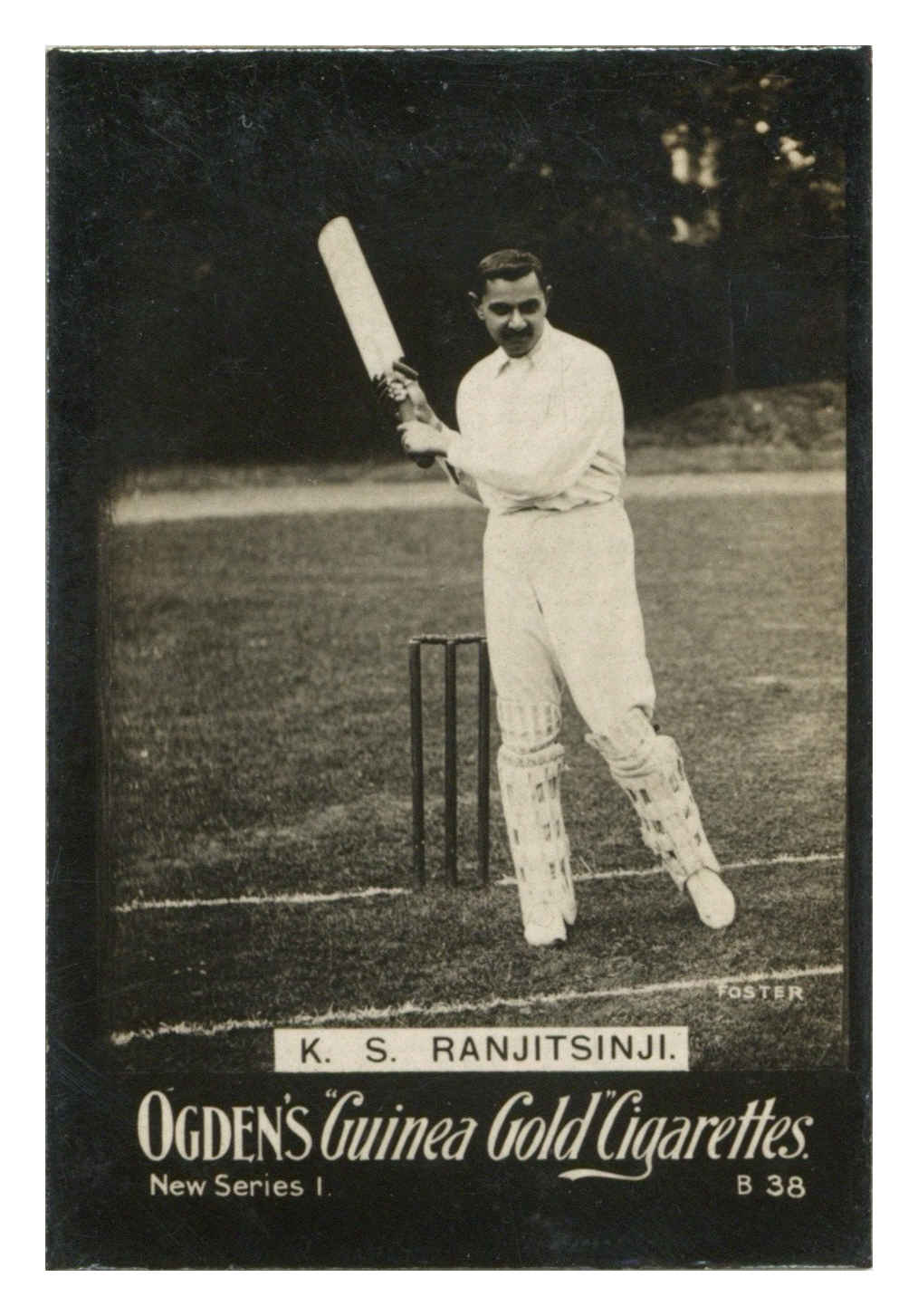 Ogden's - 'Guinea Gold New Series B' (1902) - #38 - K.S. Ranjitsinhji (Cricket) Ogden's - 'Guinea Gold New Series B' (1902) - #38 - K.S. Ranjitsinhji (Cricket)