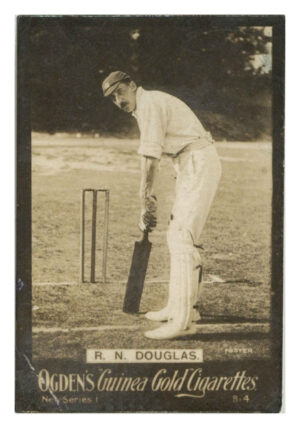Ogden's - 'Guinea Gold New Series B' (1902) - #4 - R.N. Douglas (Cricket) Ogden's - 'Guinea Gold New Series B' (1902) - #4 - R.N. Douglas (Cricket)