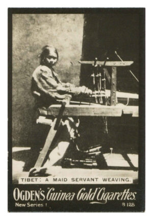 Ogden's - 'Guinea Gold New Series B' - Tibet: A maid servant weaving B.128 (1902)
