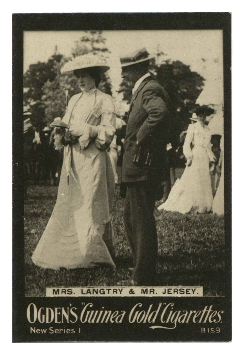 Ogden's - 'Guinea Gold New Series B' - Mrs. Langtry & Mr. Jersey B.159 (1902) Ogden's - 'Guinea Gold New Series B' - Mrs. Langtry & Mr. Jersey B.159 (1902)