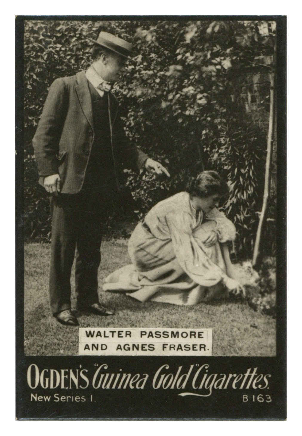 Ogden's - 'Guinea Gold New Series B' - Walter Passmore & Agnes Fraser B.163 (1902) Ogden's - 'Guinea Gold New Series B' - Walter Passmore & Agnes Fraser B.163 (1902)