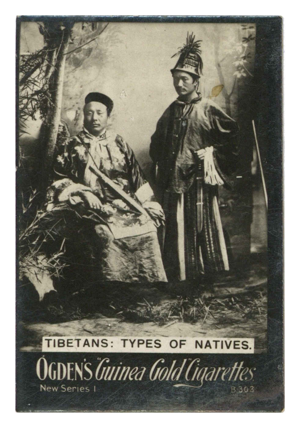 Ogden's - 'Guinea Gold New Series B' - Tibetans: Types of Natives B.303 (1902) Ogden's - 'Guinea Gold New Series B' - Tibetans: Types of Natives B.303 (1902)