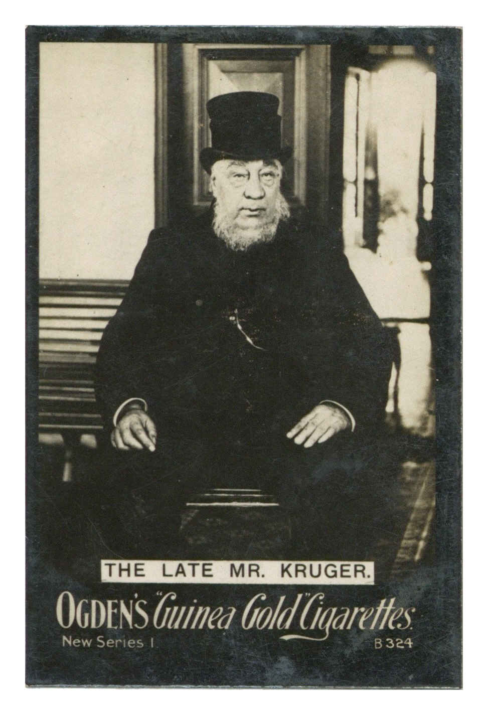 Ogden's - 'Guinea Gold New Series B' - The Late Mr. Kruger B.324 (1902) Ogden's - 'Guinea Gold New Series B' - The Late Mr. Kruger B.324 (1902)