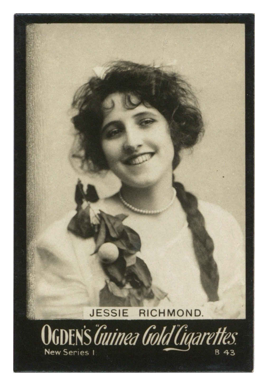 Ogden's - 'Guinea Gold New Series B' - Jessie Richmond B.43 (1902) Ogden's - 'Guinea Gold New Series B' - Jessie Richmond B.43 (1902)
