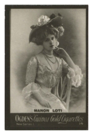 Ogden's - 'Guinea Gold New Series I' - Manon Loti I.14 (1902) Ogden's - 'Guinea Gold New Series I' - Manon Loti I.14 (1902)