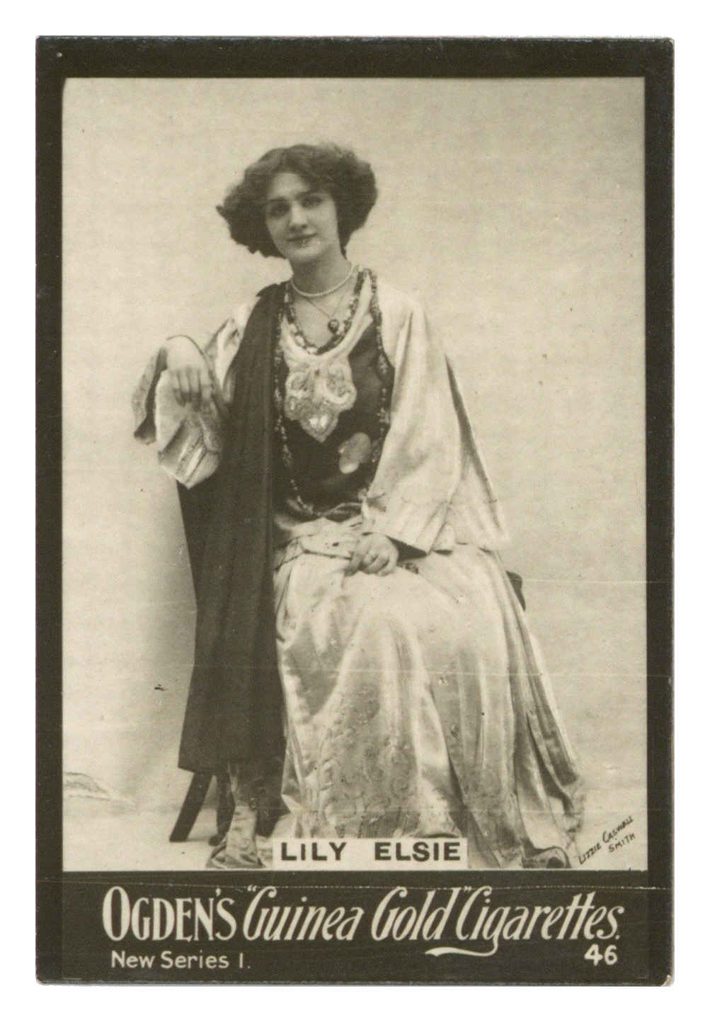 Ogden's - 'Guinea Gold New Series I' - Lily Elsie I.46 (1902) Ogden's - 'Guinea Gold New Series I' - Lily Elsie I.46 (1902)