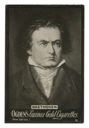 Ogden's - 'Guinea Gold New Series I' - Beethoven I.51 (1902) Ogden's - 'Guinea Gold New Series I' - Beethoven I.51 (1902)