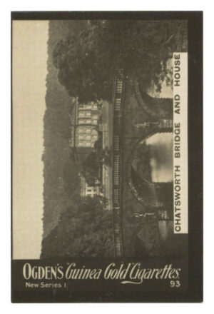 Ogden's - 'Guinea Gold New Series I' - Chatsworth Bridge & House I.93 (1902)