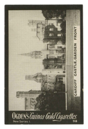 Ogden's - 'Guinea Gold New Series I' - Cardiff Castle Garden Front I.98 (1902)