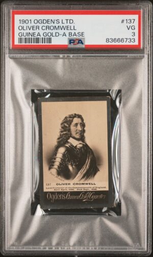 Ogden's - 'Guinea Gold Base A' (1901) - Oliver Cromwell **PSA3**