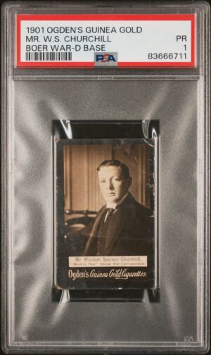 Ogden's - 'Guinea Gold Boer War Base D' (1901) - Mr. Winston Spencer Churchill "Morning Post" Special War Correspondent **PSA1**