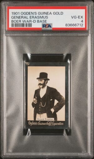 Ogden's - 'Guinea Gold Boer War Base D' (1901) - General Erasmus **PSA4**