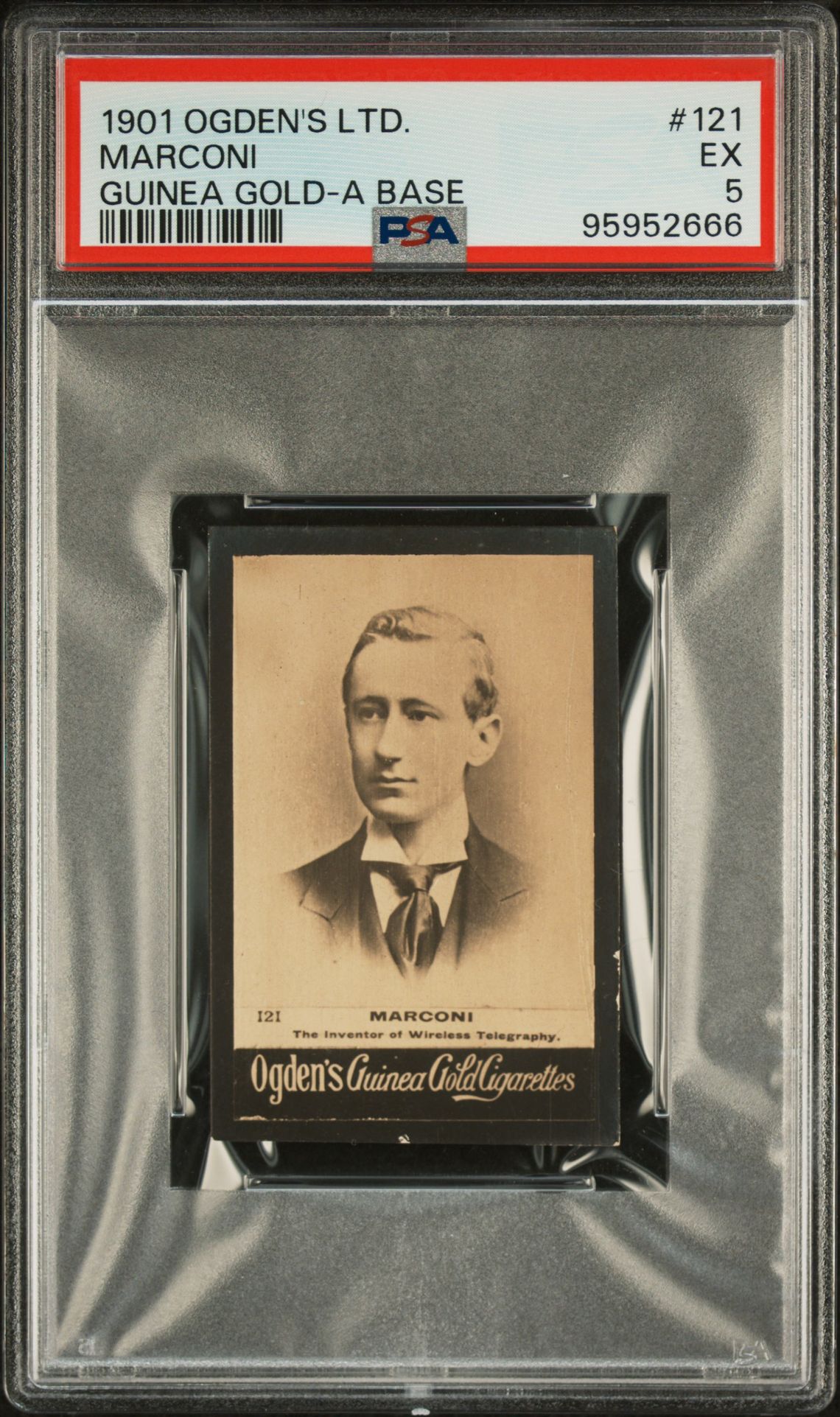Ogden's - Guinea Gold Base F - Marconi **PSA5** Ogden's - Guinea Gold Base F - Marconi **PSA5**