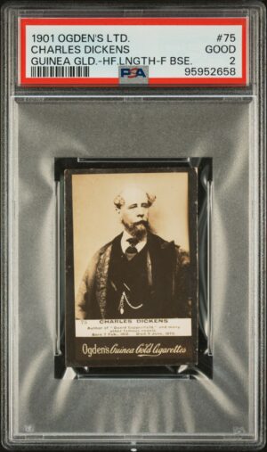 Ogden's - Guinea Gold Base F - Charles Dickens **PSA2**