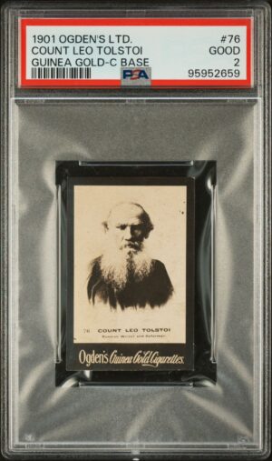 Ogden's - Guinea Gold Base F - Count Leo Tolstoi **PSA2**