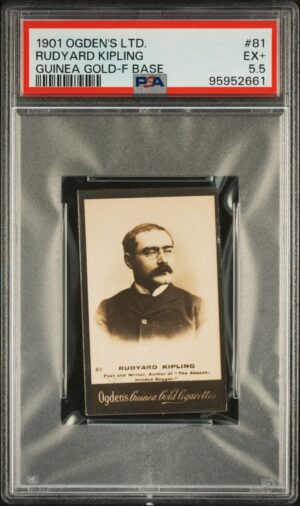 Ogden's - Guinea Gold Base F - Rudyard Kipling **PSA5.5**