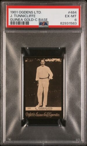 Ogden's - 'Guinea Gold C Base' (1901) - J. Tunnicliffe (Yorkshire) **PSA6**
