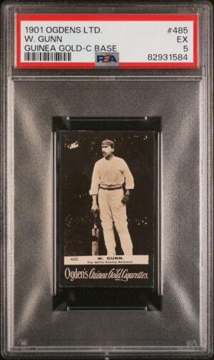 Ogden's - 'Guinea Gold C Base' (1901) - W. Gunn (Nottinghamshire) **PSA5**