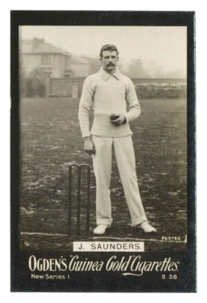 Ogden's - 'Guinea Gold New Series B' (1902) - J. Saunders (Cricket)