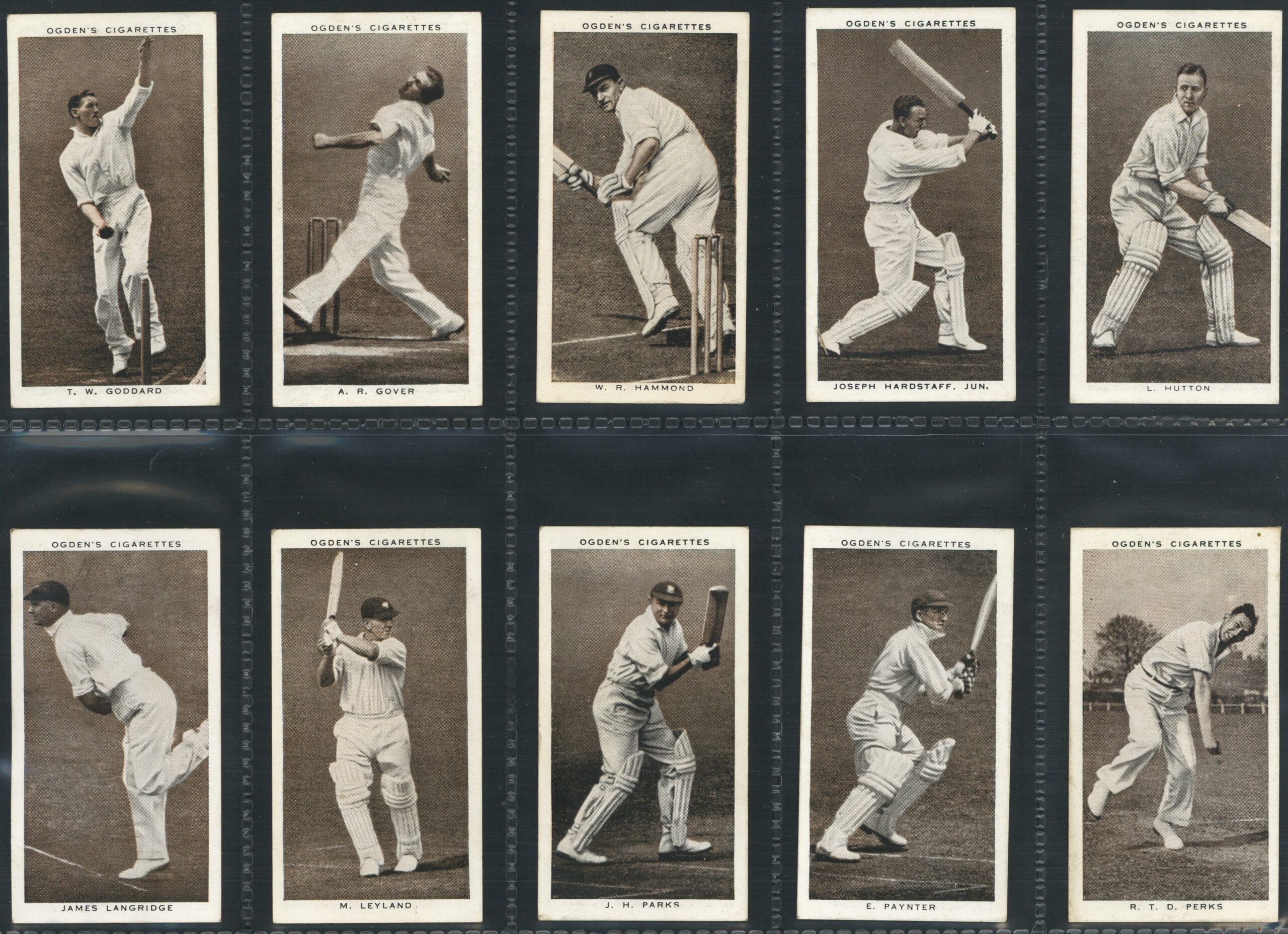 Ogden's - 'Prominent Cricketers of 1938' (1938) - Complete Set (Bradman, Hammond, Compton, Duckworth etc) Ogden's - 'Prominent Cricketers of 1938' (1938) - Complete Set (Bradman, Hammond, Compton, Duckworth etc)