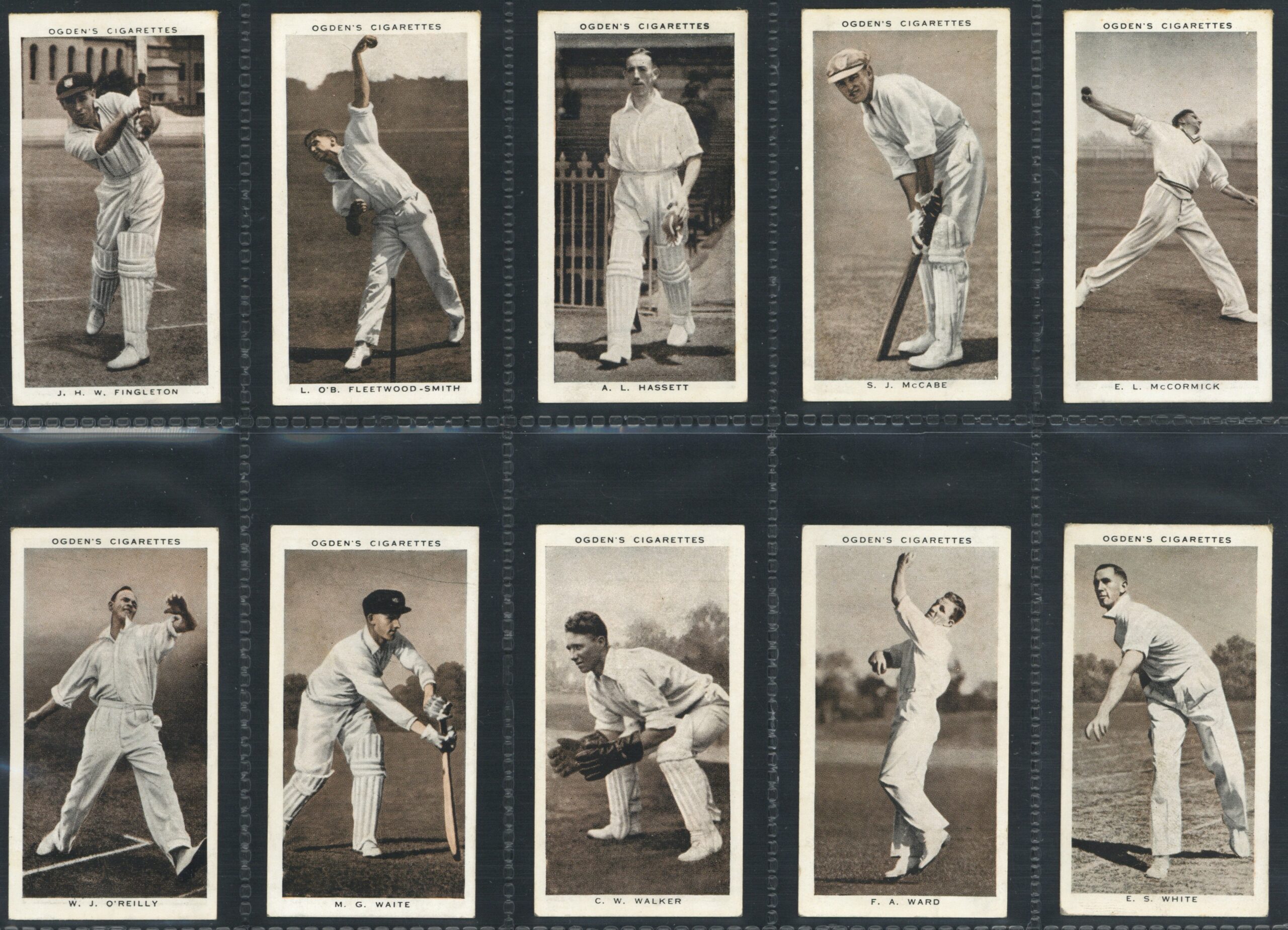 Ogden's - 'Prominent Cricketers of 1938' (1938) - Complete Set (Bradman, Hammond, Compton, Duckworth etc) Ogden's - 'Prominent Cricketers of 1938' (1938) - Complete Set (Bradman, Hammond, Compton, Duckworth etc)