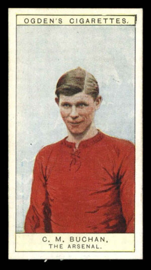 Ogden's - 'Captains of Association Football Clubs, & Colours' (1926) - #1 - C.M. Buchan (The Arsenal) Ogden's - 'Captains of Association Football Clubs, & Colours' (1926) - #1 - C.M. Buchan (The Arsenal)
