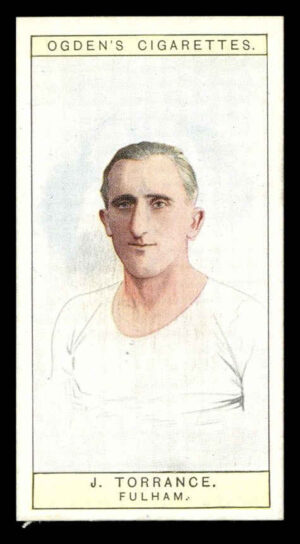 Ogden's - 'Captains of Association Football Clubs, & Colours' (1926) - #17 - J. Torrance (Fulham)