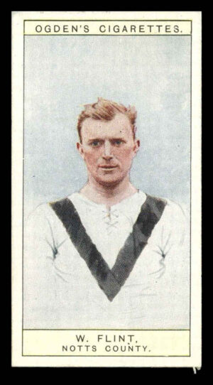 Ogden's - 'Captains of Association Football Clubs, & Colours' (1926) - #27 - W. Flint (Notts County) Ogden's - 'Captains of Association Football Clubs, & Colours' (1926) - #27 - W. Flint (Notts County)