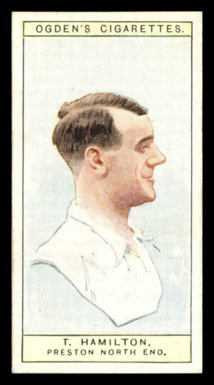 Ogden's - 'Captains of Association Football Clubs, & Colours' (1926) - #32 - T. Hamilton (Preston North End) Ogden's - 'Captains of Association Football Clubs, & Colours' (1926) - #32 - T. Hamilton (Preston North End)