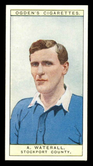 Ogden's - 'Captains of Association Football Clubs, & Colours' (1926) - #37 - A. Waterall (Stockport County) Ogden's - 'Captains of Association Football Clubs, & Colours' (1926) - #37 - A. Waterall (Stockport County)